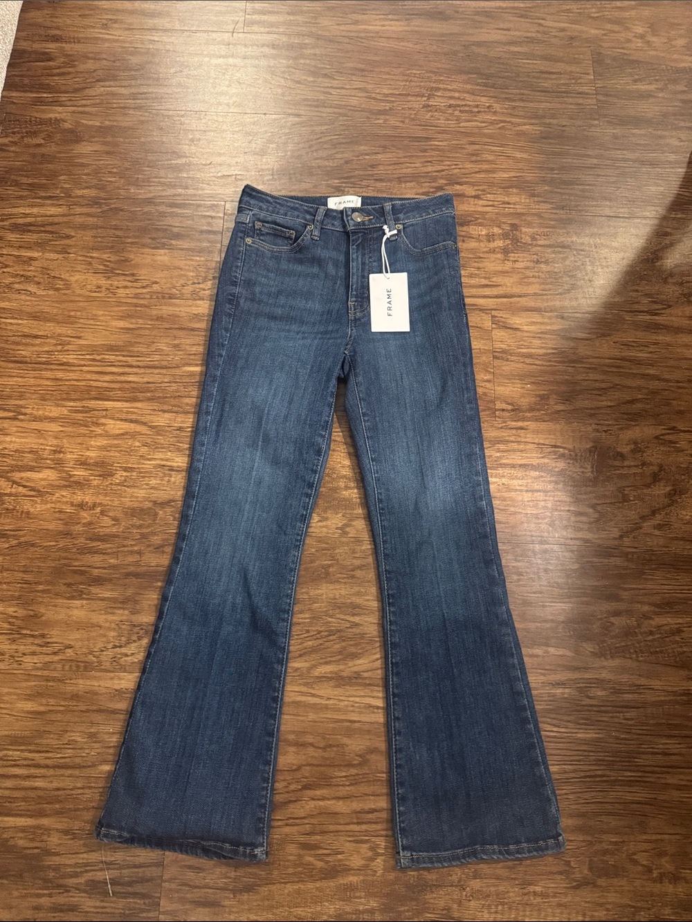 NWT frame le crop mini boot jeans size 25